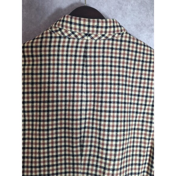 Vintage Liz Claiborne New York Plaid Blazer Womens XL Wool Blend 3 Button Career - Picture 13 of 16